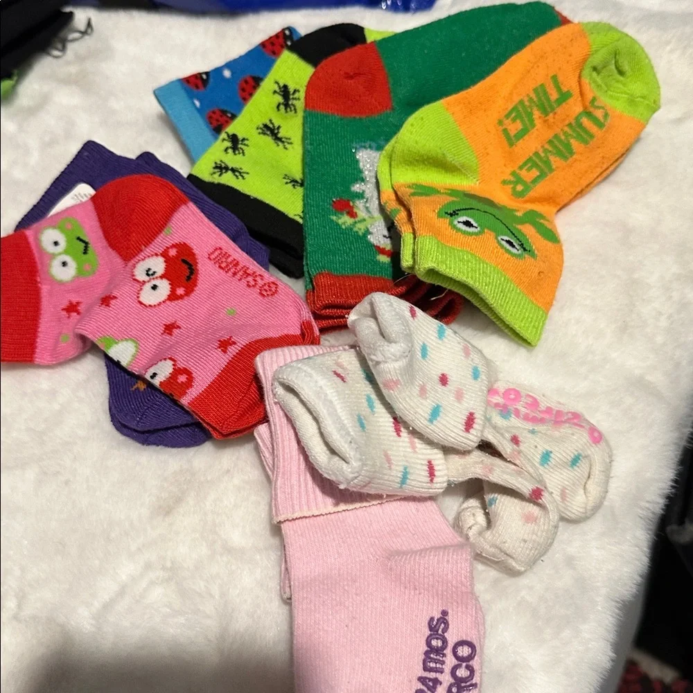 Bundle of 8 Fun & Playful Kids Socks Collection